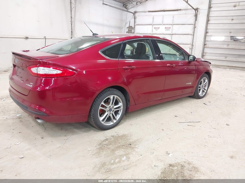 Vin: 3fa6p0lu7gr231935, lot: 46681075, ford fusion hybrid se 20164