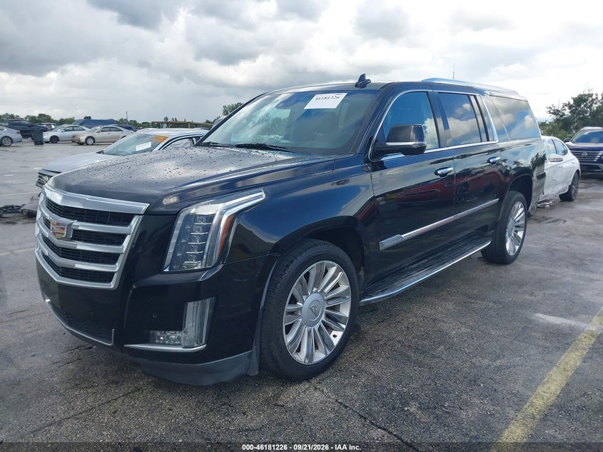 Vin: 1gys3skj8fr544049, lot: 46681086, cadillac escalade esv luxury 20152