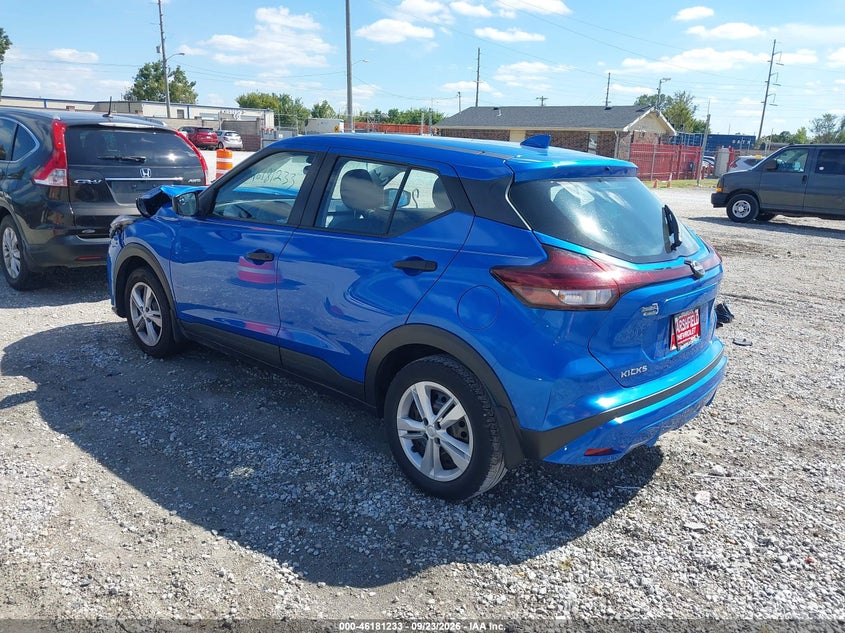 Vin: 3n1cp5bv3pl522460, lot: 46681092, nissan kicks s xtronic cvt 20233