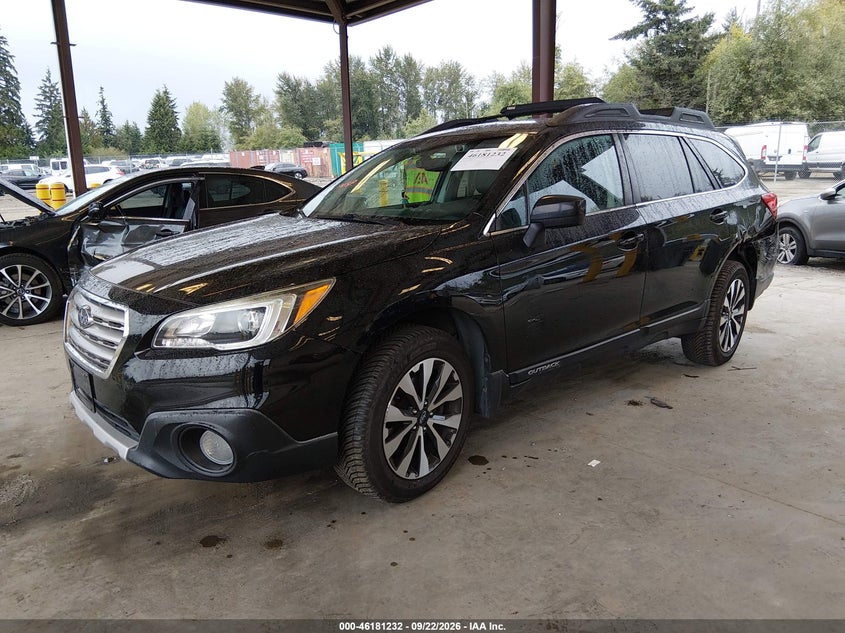 Vin: 4s4bsencxh3405601, lot: 46681093, subaru outback 3.6r limited 20172