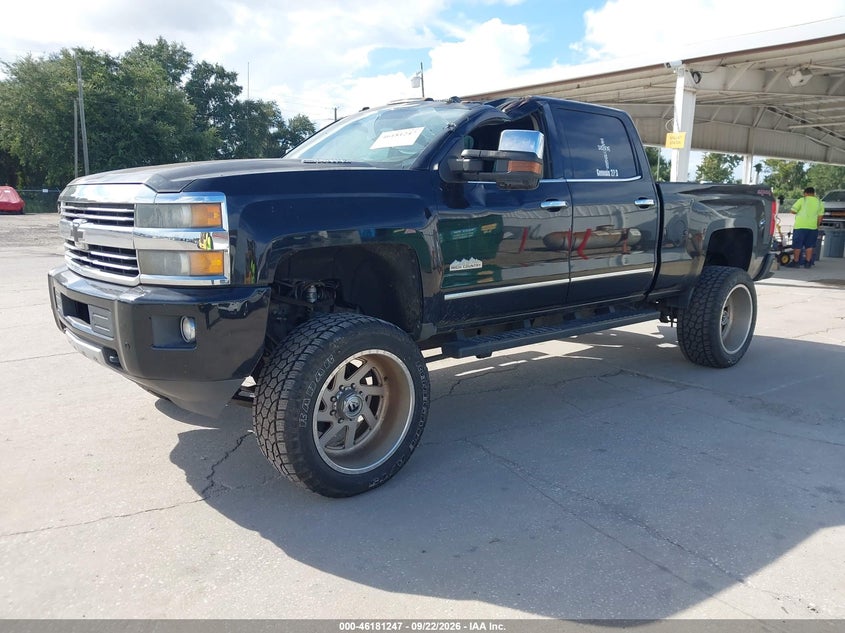 Vin: 1gc1kxe8xff587920, lot: 46681107, chevrolet silverado 2500hd high country 20152