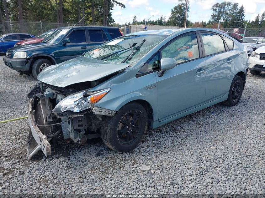 Vin: jtdkn3duxf1909956, lot: 46681109, toyota prius two 20152