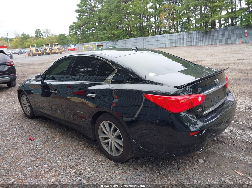 Vin: jn1ev7arxgm345748, lot: 46681125, infiniti q50 3.0t premium 20163