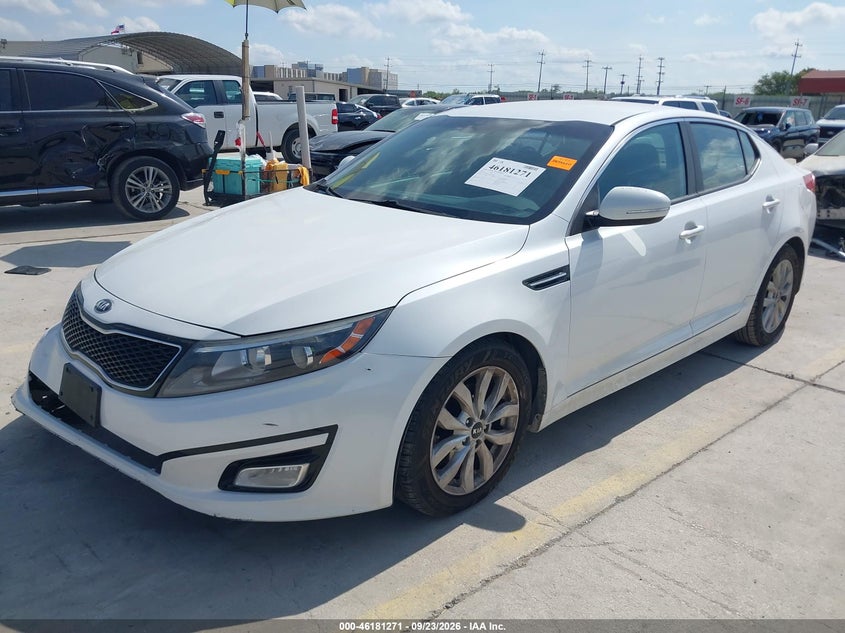Vin: knagm4a7xf5617646, lot: 46681132, kia optima lx 20152