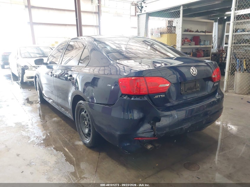 Vin: 3vwdz7aj5bm073420, lot: 46681133, volkswagen jetta 2.5l se 20113