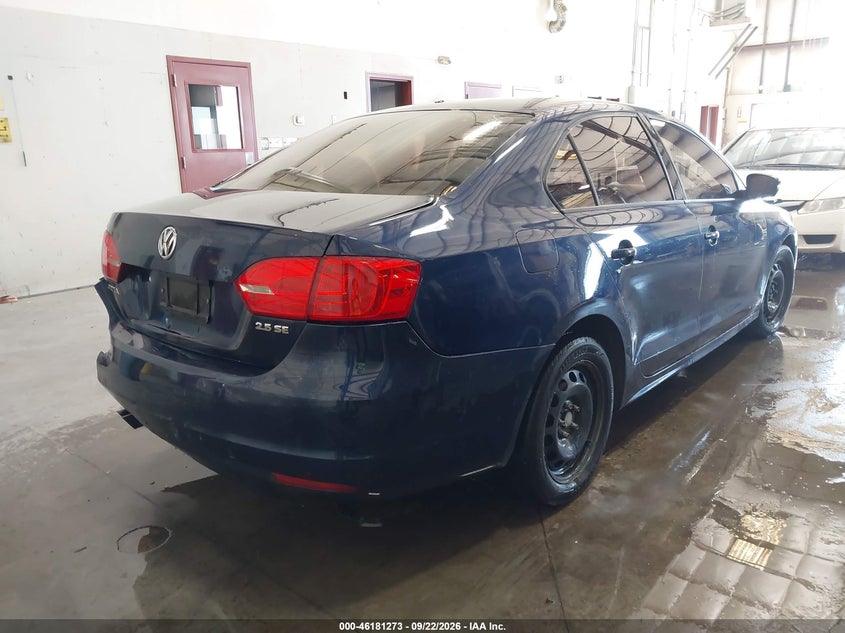 Vin: 3vwdz7aj5bm073420, lot: 46681133, volkswagen jetta 2.5l se 20114