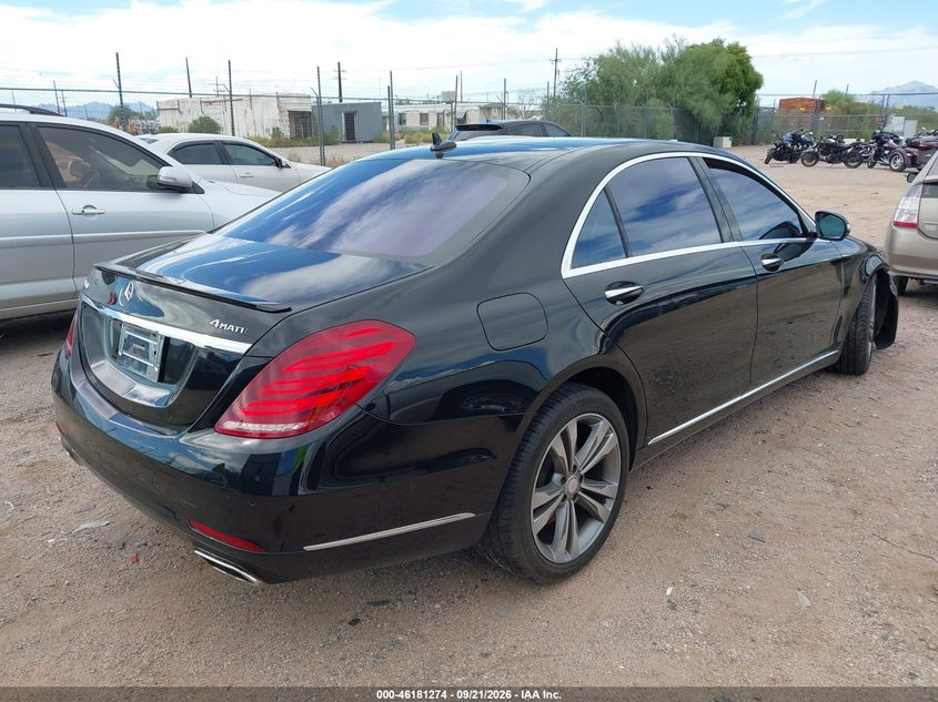 Vin: wddug8fb4fa098057, lot: 46681134, mercedes-benz s 550 4matic 20154