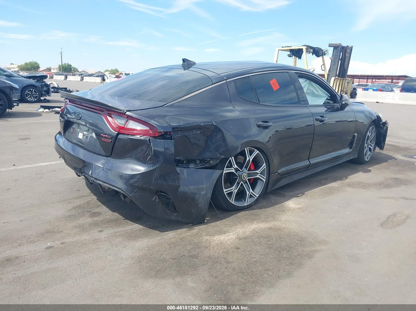 Vin: knae35lc8k6045085, lot: 46681152, kia stinger gt 20194