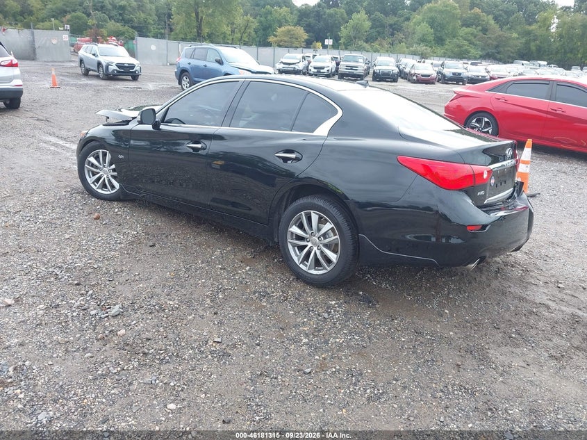 Vin: jn1cv7ar7hm680099, lot: 46681175, infiniti q50 2.0t premium 20173