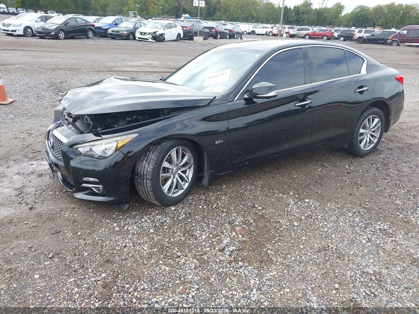 Vin: jn1cv7ar7hm680099, lot: 46681175, infiniti q50 2.0t premium 20172