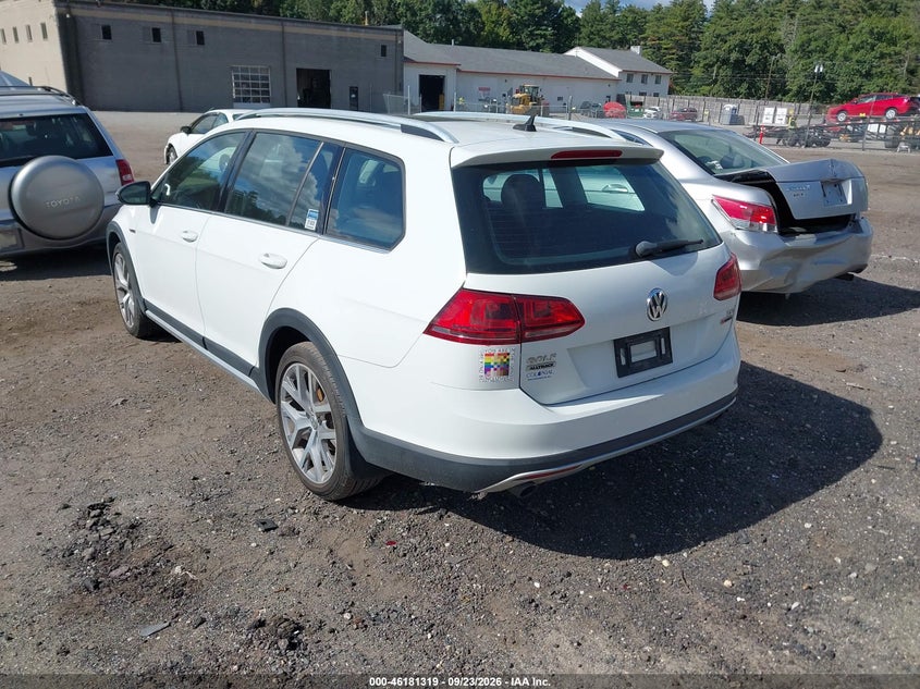 Vin: 3vwh17au0hm541971, lot: 46681179, volkswagen golf alltrack tsi s/tsi se/tsi sel 20173