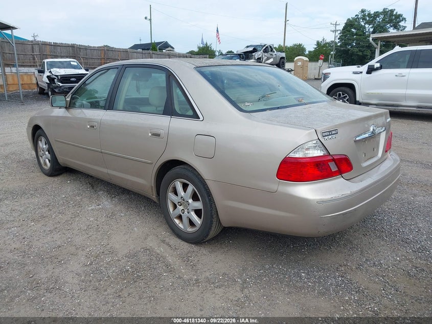 TOYOTA AVALON 2003 VIN 4T1BF28B73U325021