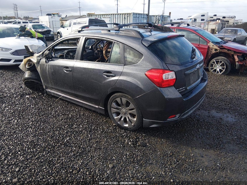Vin: jf1gpal62dh202786, lot: 46681223, subaru impreza 2.0i sport premium 20133
