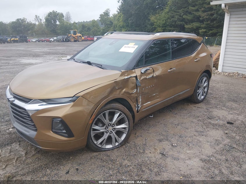 2019 Chevrolet Blazer Premier, Левый бок, IAAI, VIN 3GNKBKRSXKS612521 — фото 2