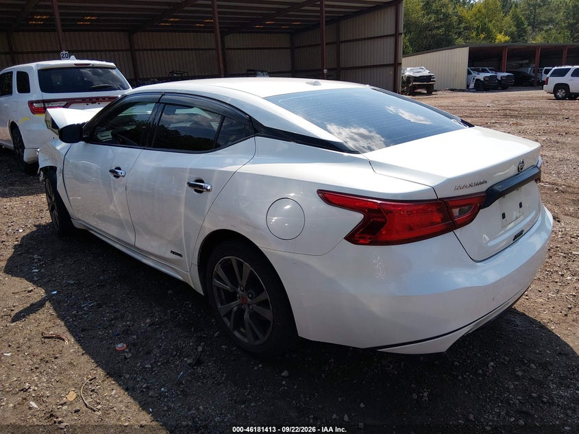 Vin: 1n4aa6ap1gc415696, lot: 46681273, nissan maxima 3.5 s 20163