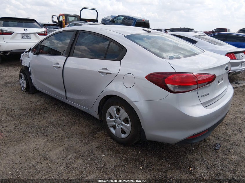 Vin: 3kpfk4a79je165612, lot: 46681288, kia forte lx 20183
