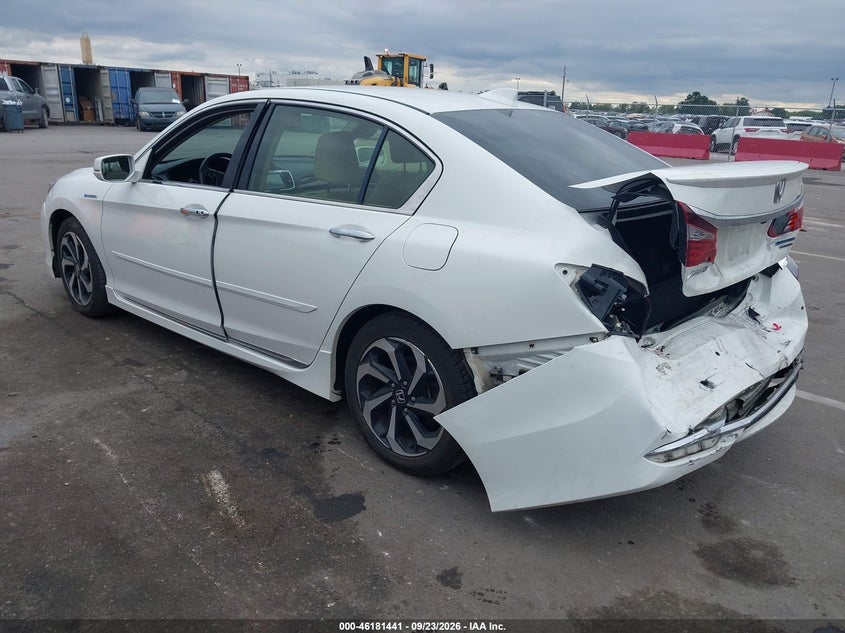 Vin: jhmcr6f79hc002011, lot: 46681300, honda accord hybrid touring 20173