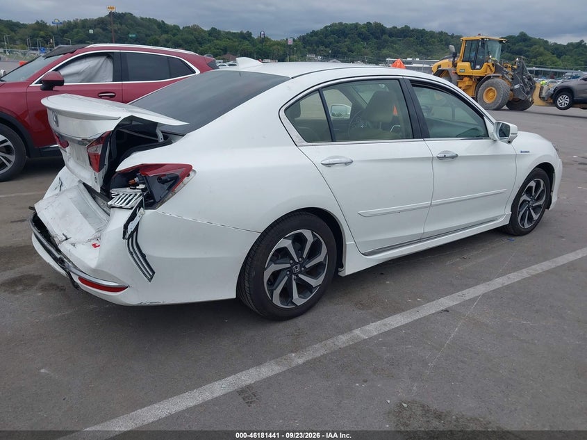 Vin: jhmcr6f79hc002011, lot: 46681300, honda accord hybrid touring 20174