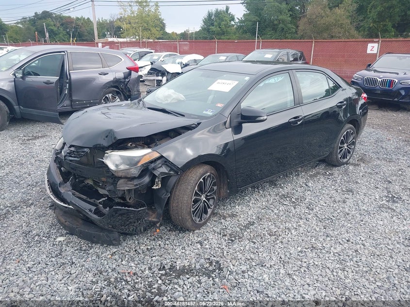 2016 Toyota Corolla, Удар спереду, IAAI, VIN 2T1BURHE7GC519628 — фото 2