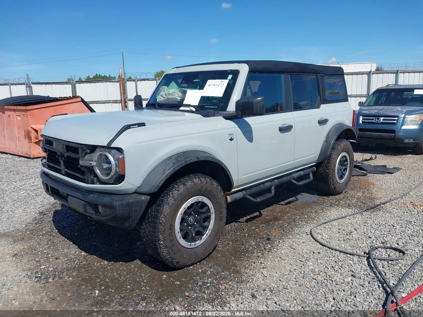 Vin: 1fmde5dh4plb75100, lot: 46681332, ford bronco big bend 20232