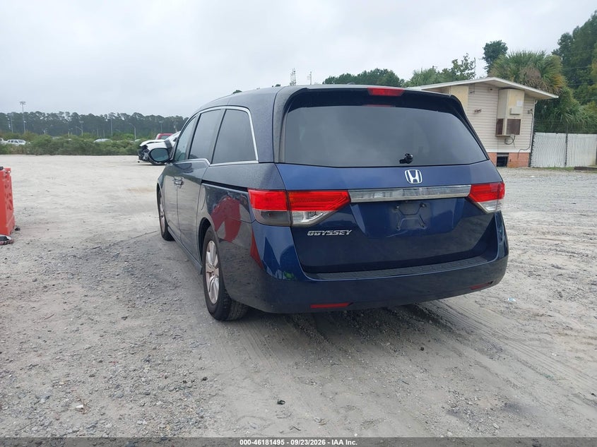 Vin: 5fnrl5h6xfb059197, lot: 46681355, honda odyssey ex-l 20153