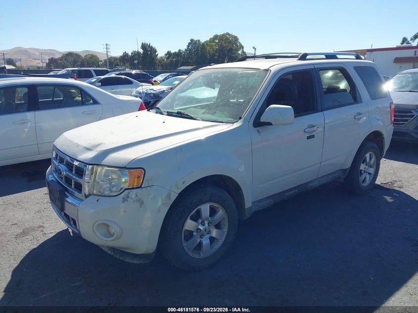 Vin: 1fmcu0e7xaka71974, lot: 46681437, ford escape limited 20102