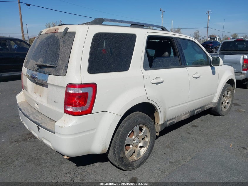 Vin: 1fmcu0e7xaka71974, lot: 46681437, ford escape limited 20104