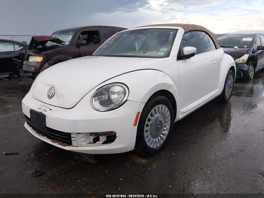 Vin: 3vw5x7at6dm815564, lot: 46681464, volkswagen beetle 2.5l 20132
