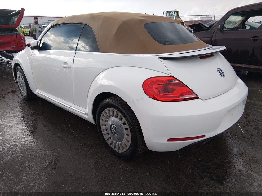 Vin: 3vw5x7at6dm815564, lot: 46681464, volkswagen beetle 2.5l 20133