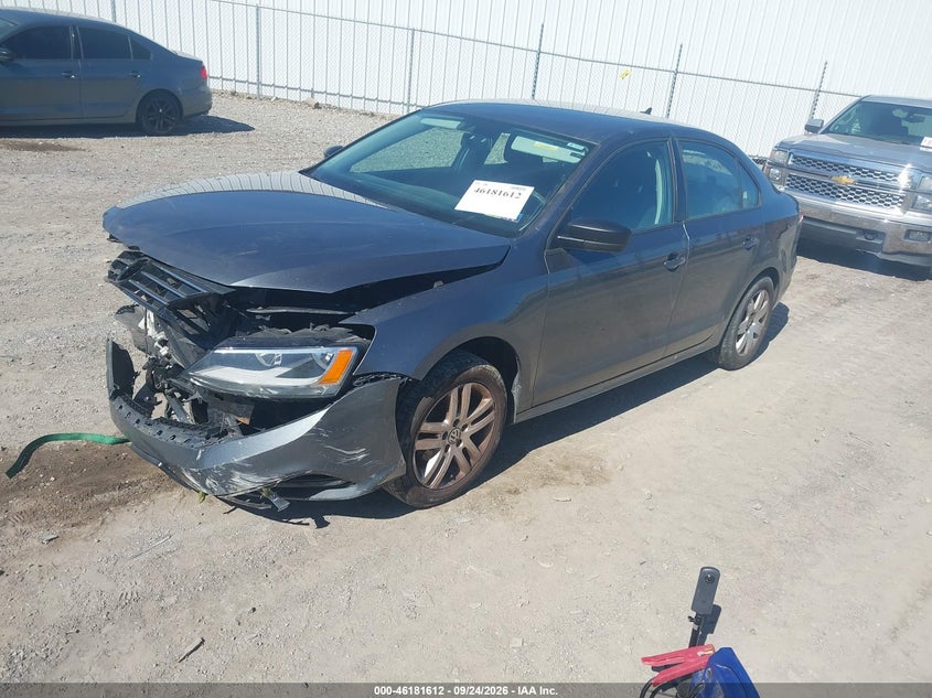 Vin: 3vw1k7aj1fm218675, lot: 46681472, volkswagen jetta 2.0l s 20152