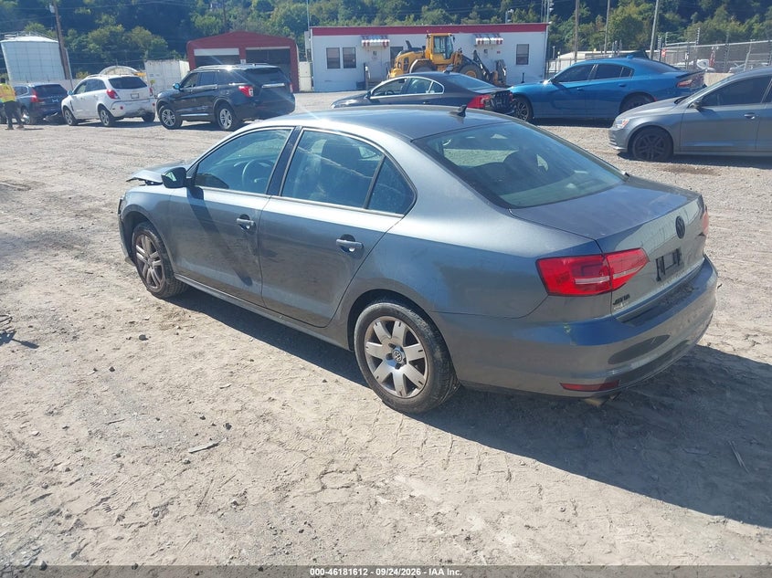 Vin: 3vw1k7aj1fm218675, lot: 46681472, volkswagen jetta 2.0l s 20153
