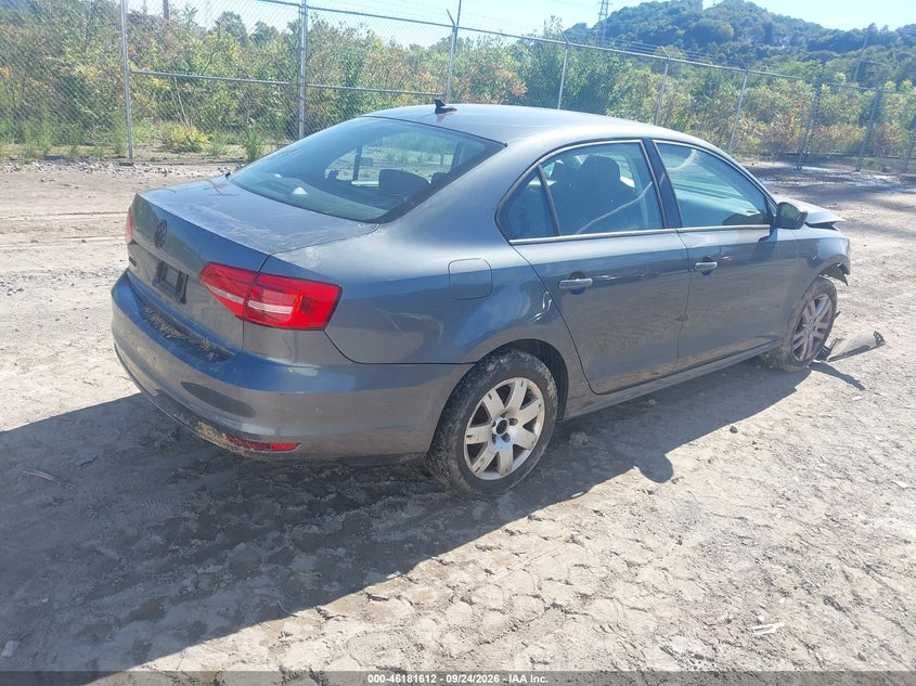 Vin: 3vw1k7aj1fm218675, lot: 46681472, volkswagen jetta 2.0l s 20154