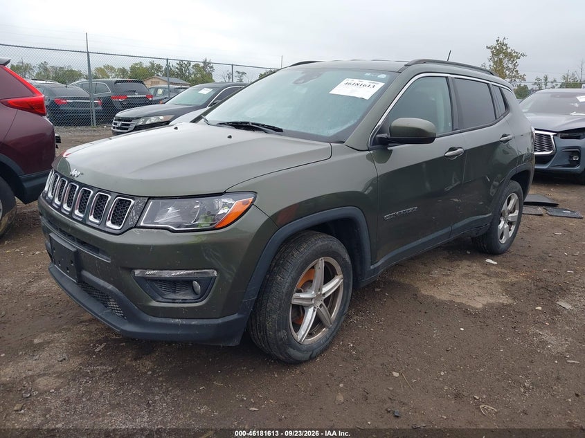 Vin: 3c4njdbb6jt392804, lot: 46681473, jeep compass latitude 4x4 20182