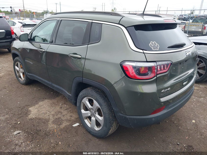Vin: 3c4njdbb6jt392804, lot: 46681473, jeep compass latitude 4x4 20183