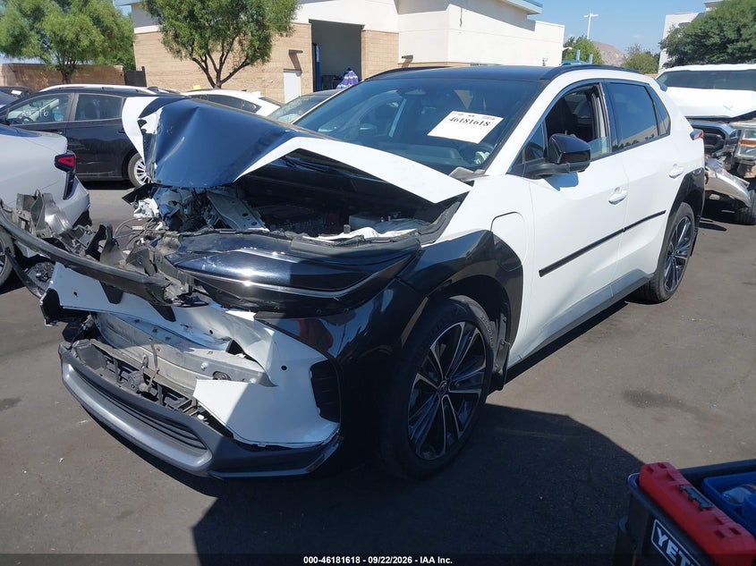 2023 Toyota Bz4X Limited, Front End, IAAI, VIN JTMAAAAA5PA004323 — photo 2