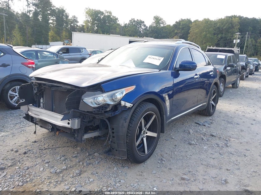 Vin: jn8cs1mu4hm140443, lot: 46681480, infiniti qx70 20172