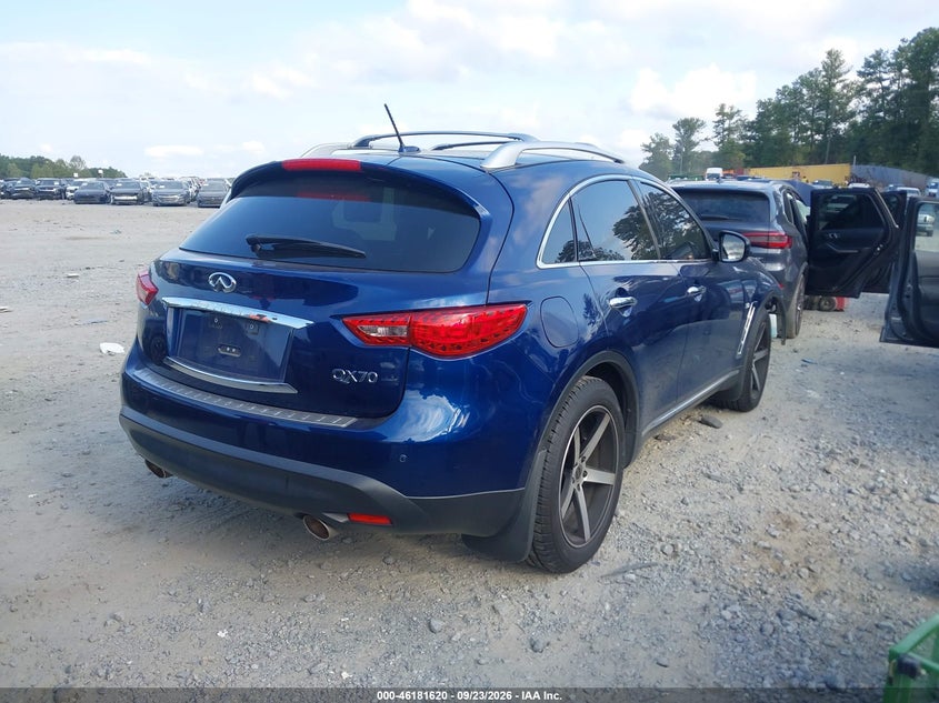 Vin: jn8cs1mu4hm140443, lot: 46681480, infiniti qx70 20174