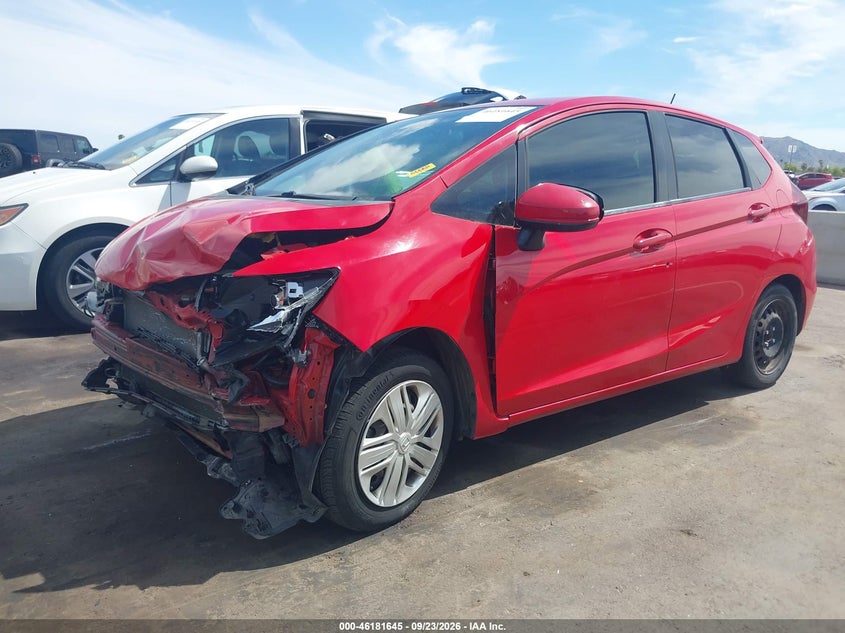 2019 Honda Fit Lx, Front End, IAAI, VIN 3HGGK5H47KM739171 — photo 2