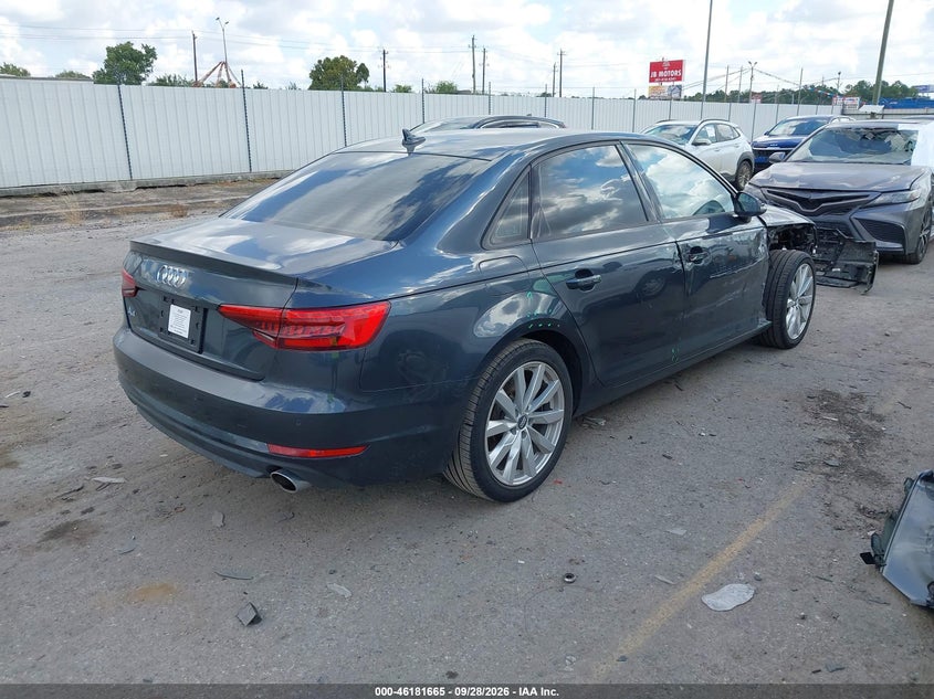 Vin: waugnaf46hn016330, lot: 46681525, audi a4 2.0t premium 20174