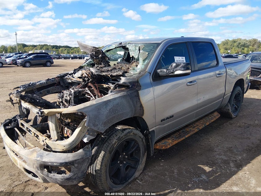 Vin: 1c6srfft4mn650906, lot: 46681540, ram 1500 big horn 20212