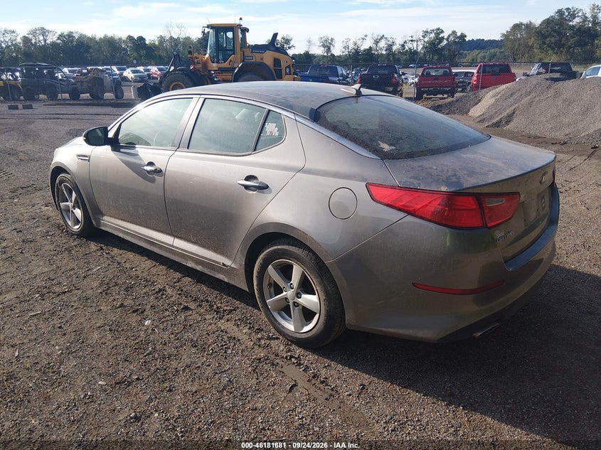 Vin: 5xxgm4a72fg458166, lot: 46681541, kia optima lx 20153
