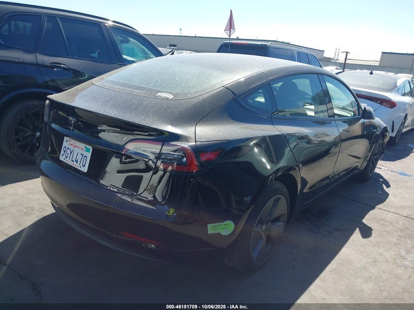 Vin: 5yj3e1ea2pf598545, lot: 46681569, tesla model 3 rear-wheel drive 20234