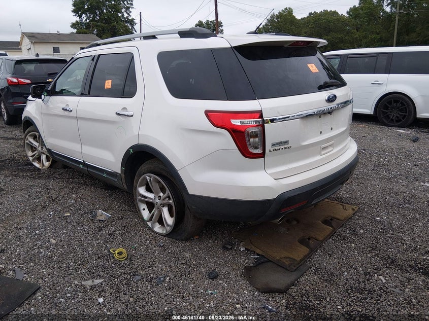 Vin: 1fm5k7f8xfga65956, lot: 46681600, ford explorer limited 20153
