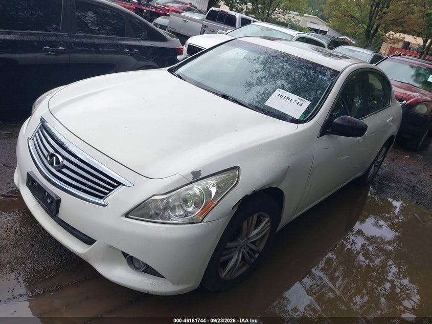 INFINITI G25X 2012 VIN JN1DV6AR8CM862515