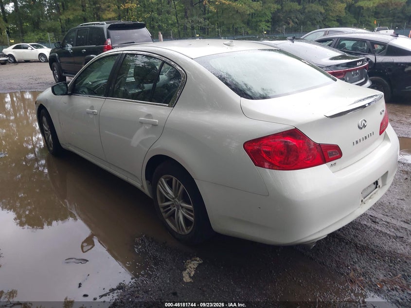 INFINITI G25X 2012 VIN JN1DV6AR8CM862515