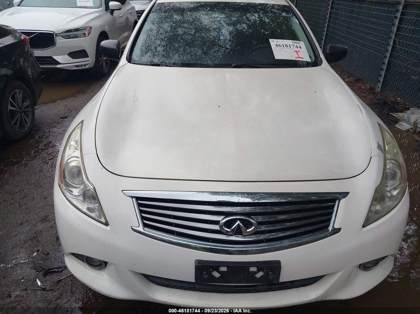 INFINITI G25X 2012 VIN JN1DV6AR8CM862515