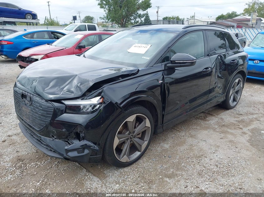 Vin: wa1lubfz0rp085603, lot: 46681605, audi q4 e-tron premium plus 55 quattro 20242