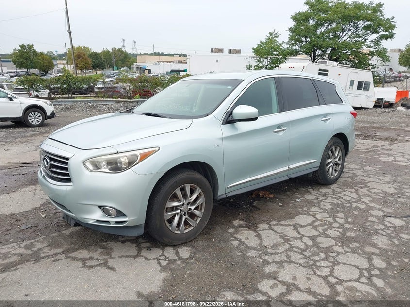 Vin: 5n1al0mmxec505246, lot: 46681658, infiniti qx60 20142