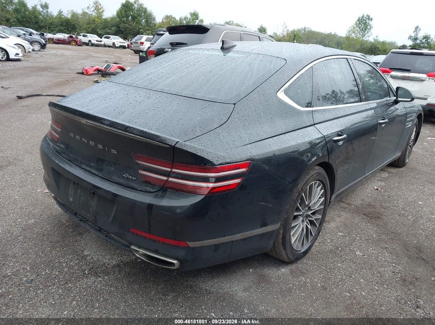 Vin: kmtgb4sc2mu049336, lot: 46681661, genesis g80 2.5t awd 20214