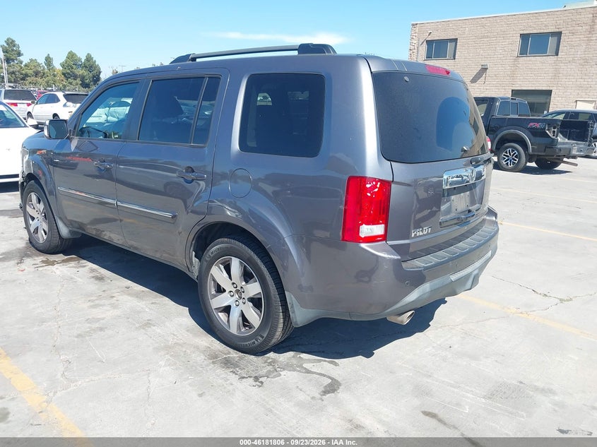 Vin: 5fnyf4h96fb047507, lot: 46681666, honda pilot touring 20153
